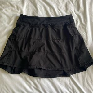 Black tennis skirt